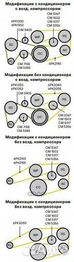 Натяжитель ремня приводного MB C (W202) (93)