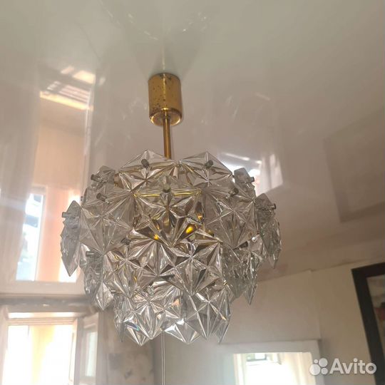 Люстра хрустальная и бра СССР