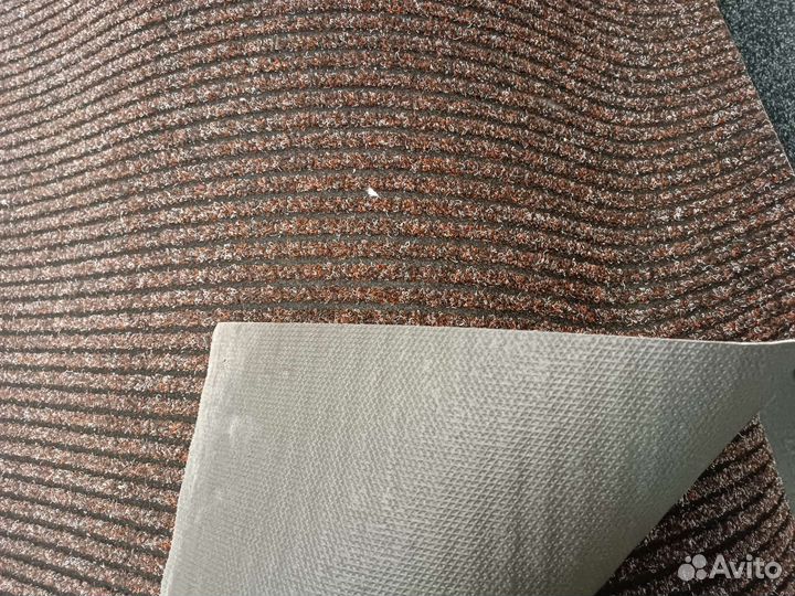 Грязезащитный коврик резиновая основе коричневый