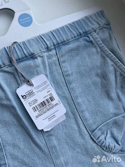 Джинсы новые TU 86-92 18-24