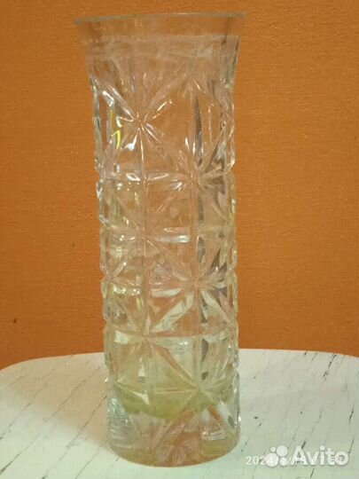 Хрустальная ваза для цветов СССР