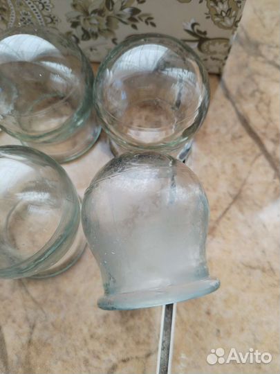 Медицинские банки стеклянные СССР