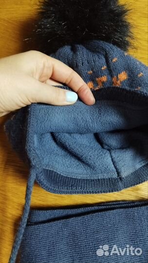 Комплект шапка и шарф 48 Зима