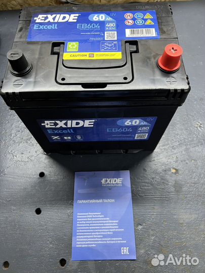 Аккумулятор Exide 60ah