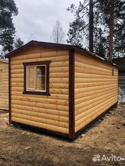 Мобильные перевозные бани монтаж 3-7 дней