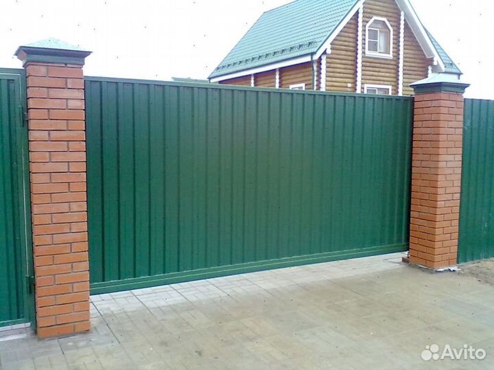 Откатные ворота под ключ за 14 дней