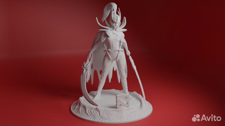 Фигурка на 3Д принтере (Phantom Assassin Dota 2)