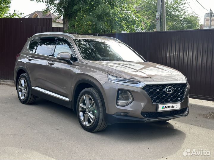 Hyundai Santa Fe 2.2 AT, 2019, 42 000 км