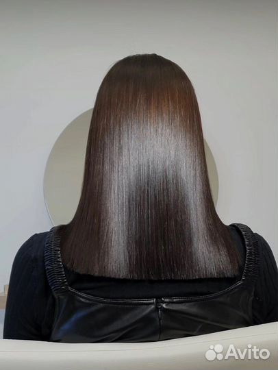 Кератиновое выпрямление волос ботокс spa уход