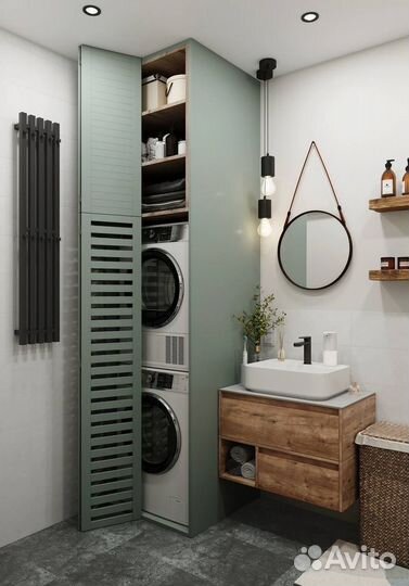 Мебель для ванной комнаты под ключ