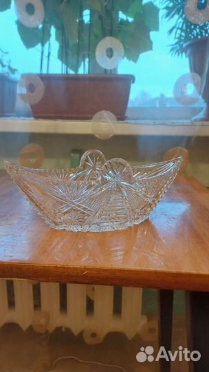 Салатник хрустальный