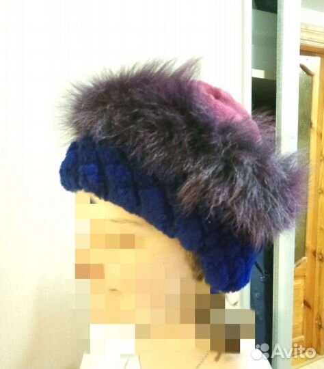 Шапка меховая женская, детская