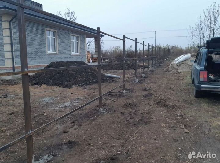 Каркас для забора