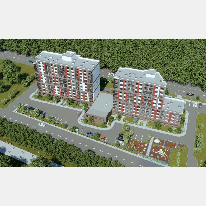 2-к. квартира, 51,8 м², 4/11 эт.