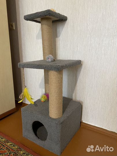Когтеточка домик для кошки