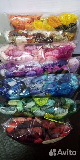 Нитки мулине Гамма и Киров набор