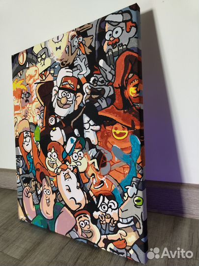 Картина по номерам готовая