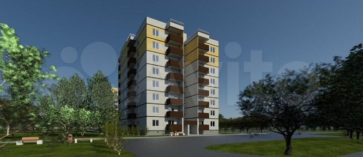 1-к. квартира, 36,7 м², 3/9 эт.