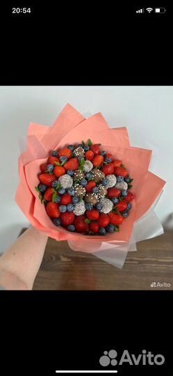 Букет из клубники в шоколаде