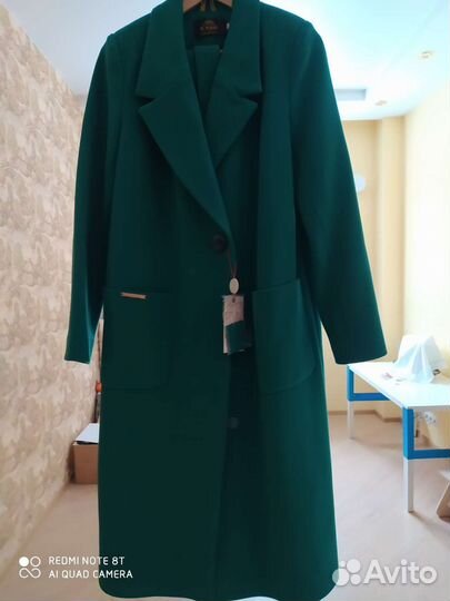 Пальто женское демисезонное 46 48 новое
