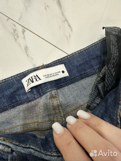 Джинсы zara 34