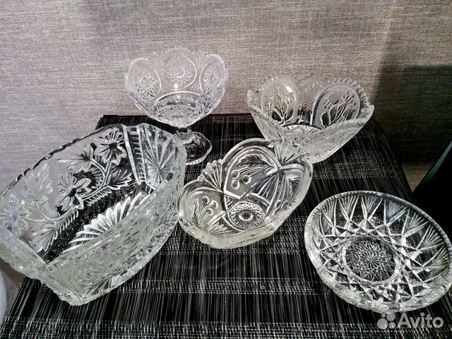 Хрустальная посуда СССР