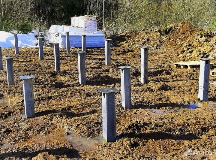 Жб сваи. Фундамент на Жб сваях под ключ