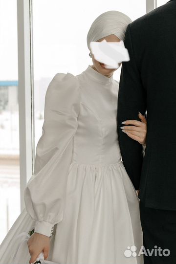 Свадебное платье, платье на никах