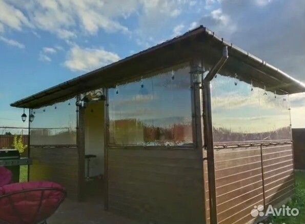 Мягкие окна для беседок и террас