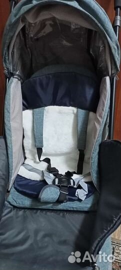 Детские санки коляска с колесами