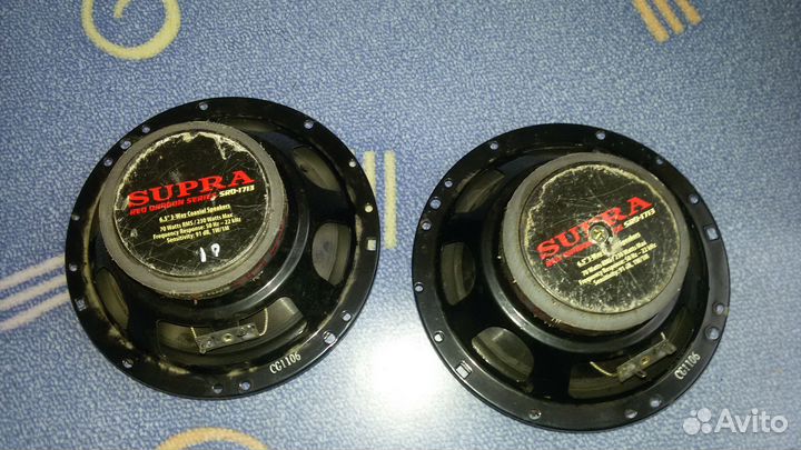 Динамики Supra автомобильные