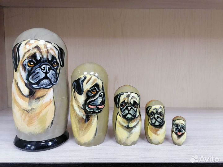 Матрёшка Мопс