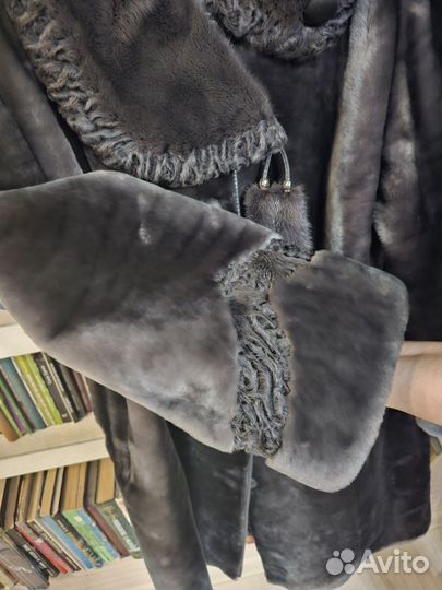 Шуба из натурального меха норки