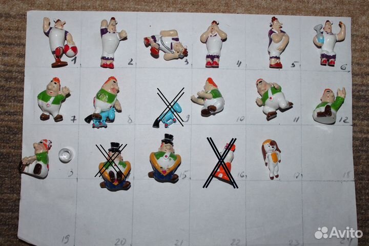 Игрушки из шоколадных яиц, часть 4