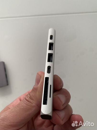 Хаб USB Satechi USB-C Pro Slim Silver оригинал