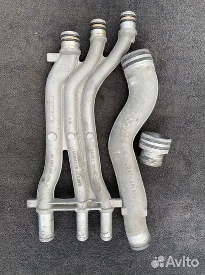 Патрубки охлаждения двигателя Порше Кайен 955 4.5