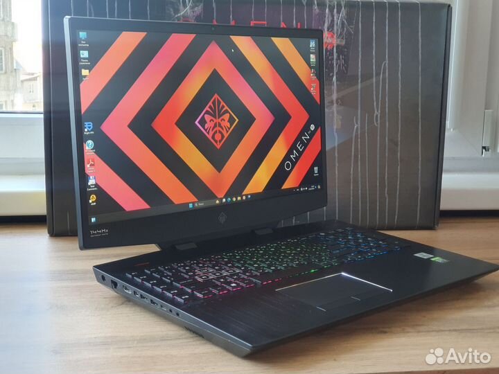 Hp omen 17 игровой зверь i7-10750h/32gb/RTX 2070