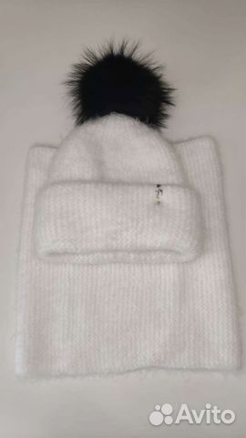 Комплект шапка и снуд