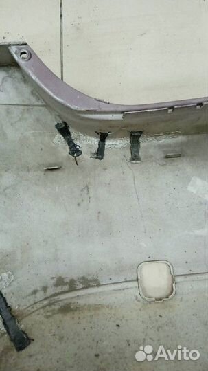 Бампер задний рестайлинг седан без парктроников