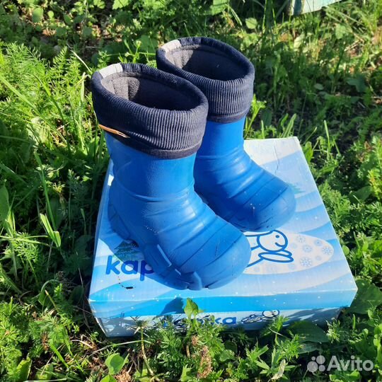 Сапоги детские утеплённые