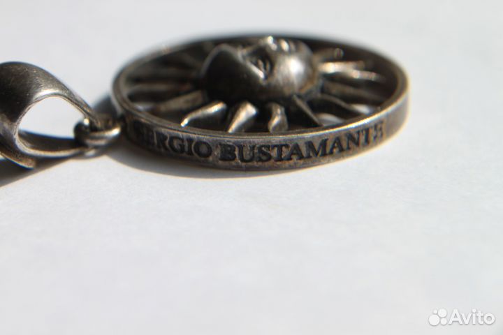 АВТОРСКИЙ стильный серебряный кулон sergio bustama