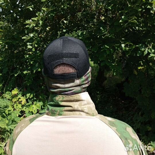 Бейсболка черная облегчённая