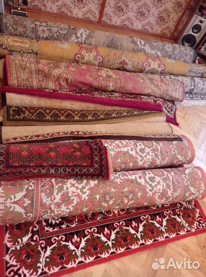 Ковры, паласы СССР бу 2,5*3*5, 4,2*2,4м,1,5*2м