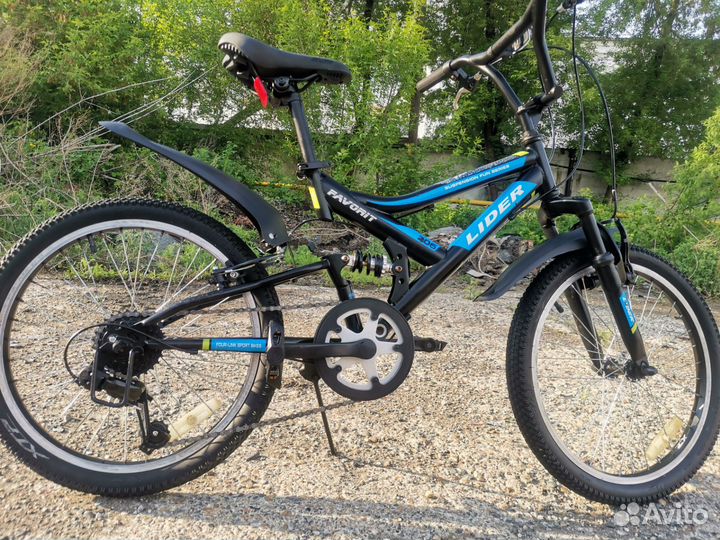 Велосипед горный детский двухподвес 20