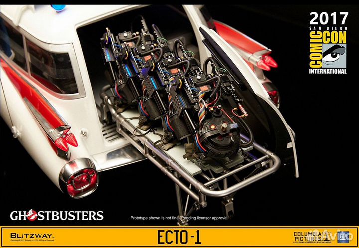 Модель ecto-1 ghostbusters от Blitzway 1:6
