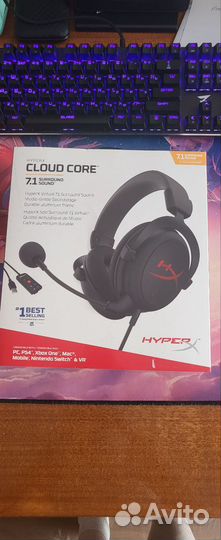 Игровые Наушники HyperX Cloud Core 7.1