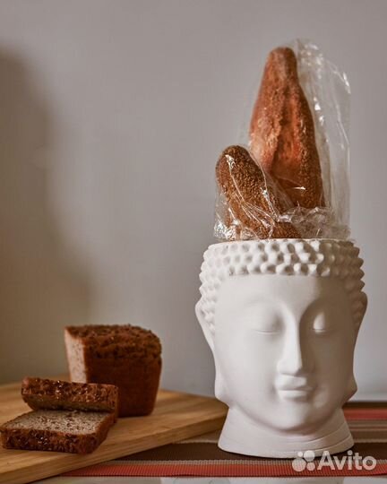 Кашпо Ваза из гипса Будда