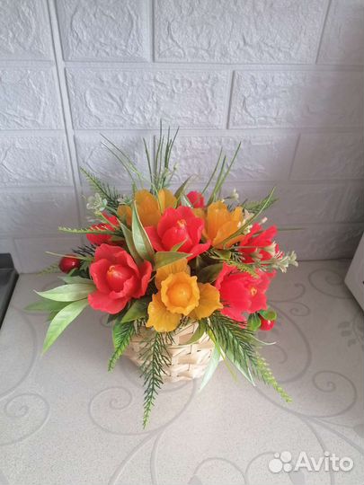 Букет из мыла