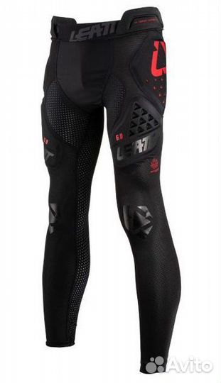 Защитные штаны Leatt 3DF 6.0 Impact Pants, Черный