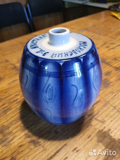 Бутылка штоф Гжель